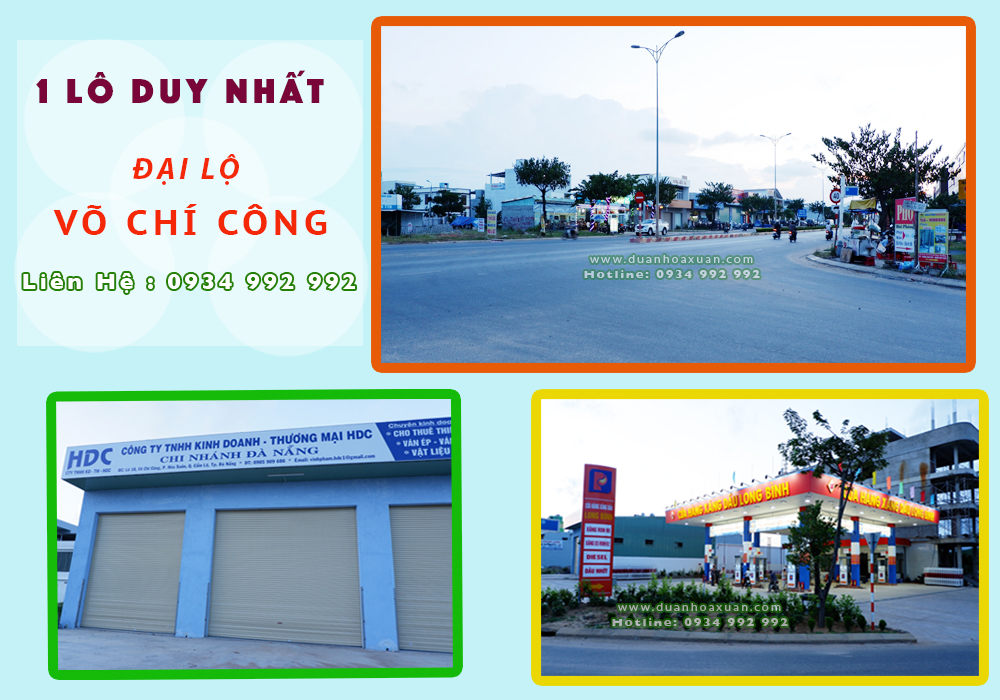 Bán lô số 9 A2-8 mặt tiền Võ Chí Công - KĐT Nguyễn Tri Phương